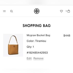 Tory Burch Bucket Bag & Quilted Fleming Soft Zip Continental Wallet (set)
